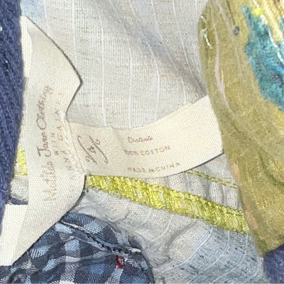 Matilda Jane boys green farm print shirts Joanna Gaines sz 4 - Picture 3 of 3